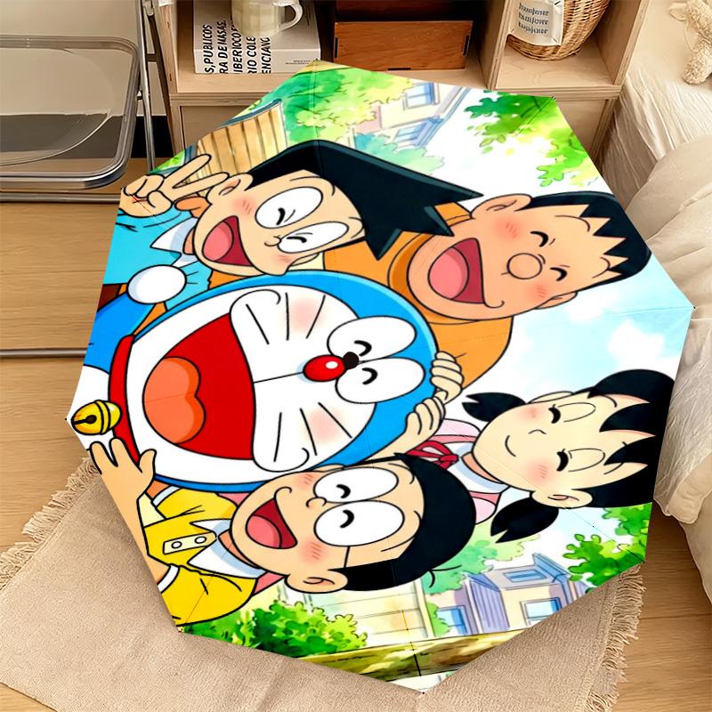 1PC Doraemon  Automatic Umbrella - Suitable Travel Outdoor Portable Umbrella Birthday Gift Daily Essentials