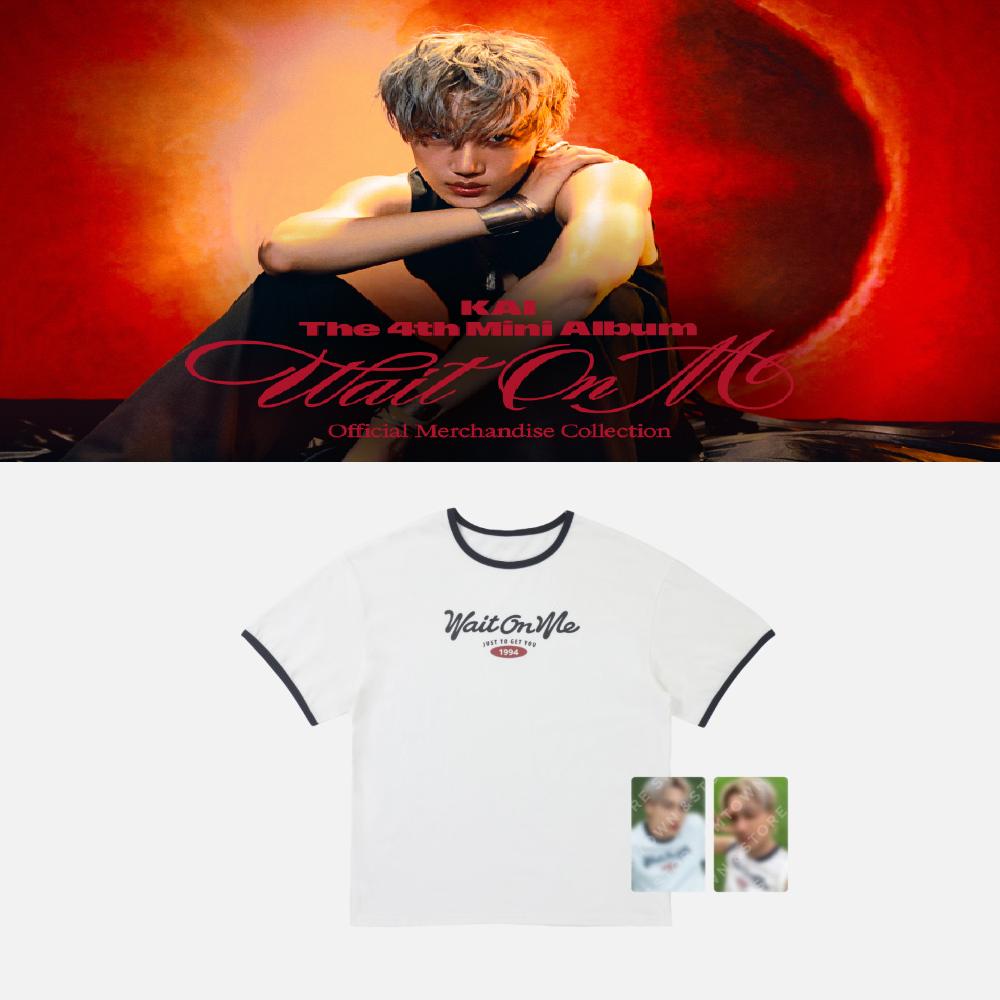 

Предварительный заказ KAI 4th Mini Album Wait On Me Ringer T-shirt Set