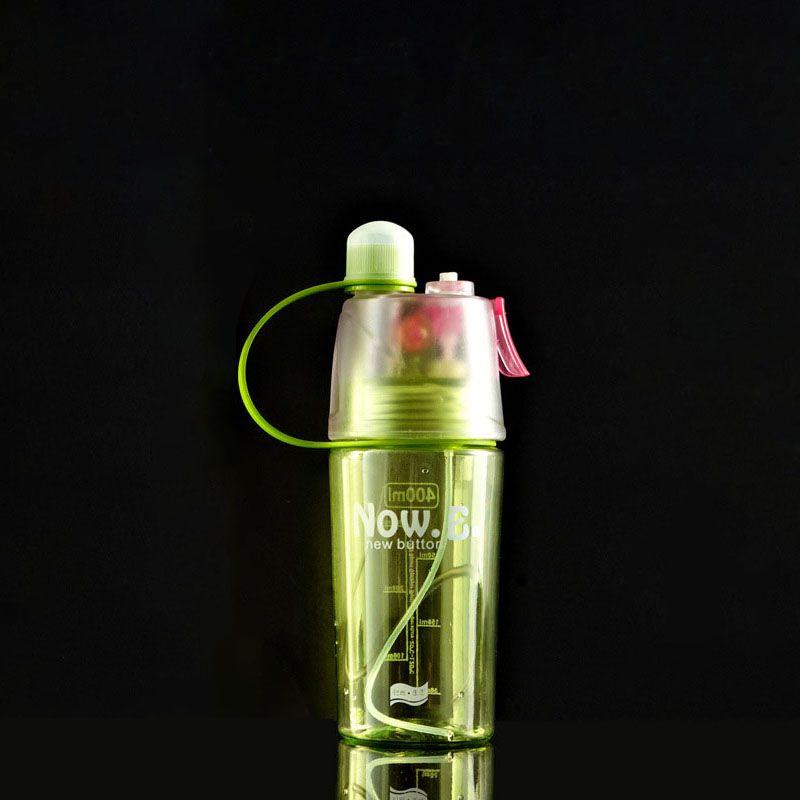 

Sport Bottle Outdoor Portable Travel Water Drinking Cup Leak Proof Bottle Spray Green-400ml