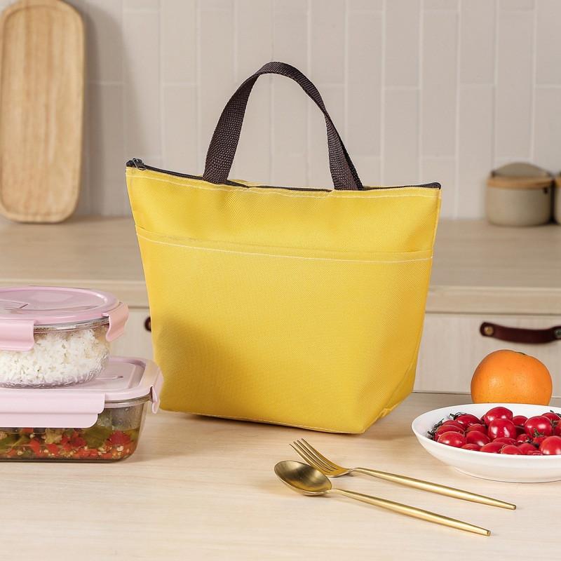 Large Capacity Oxford Cloth Insulation Lunch Bags Thermal Food Container Picnic Travel Portable Waterproof Women Cooler Tote Bag