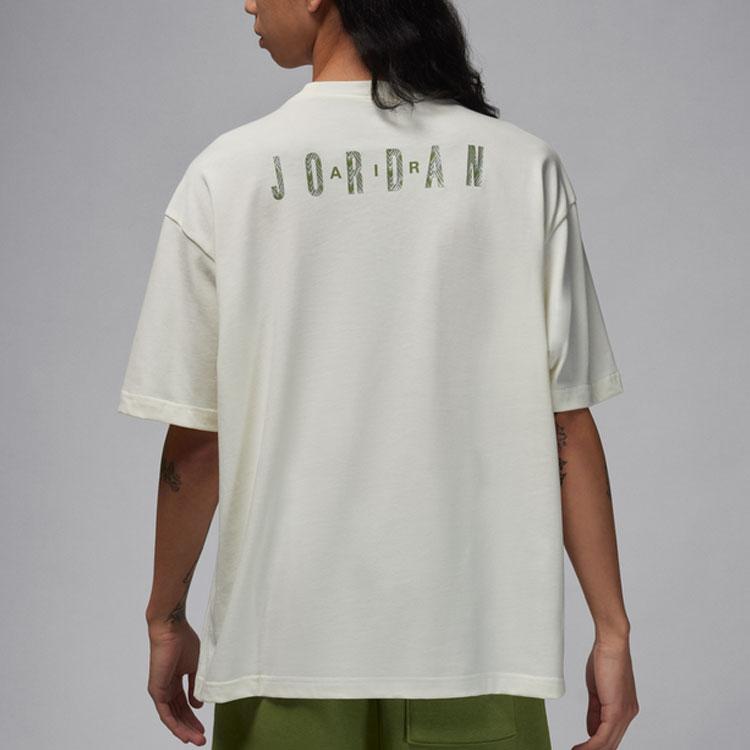 New Jordan Details T Shirt Men's Sail White FZ6446-133