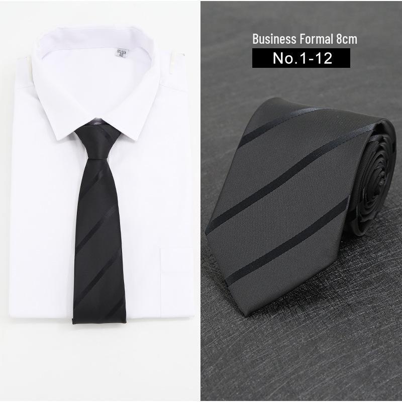 Men's Formal Business Casual Solid or Striped Tie