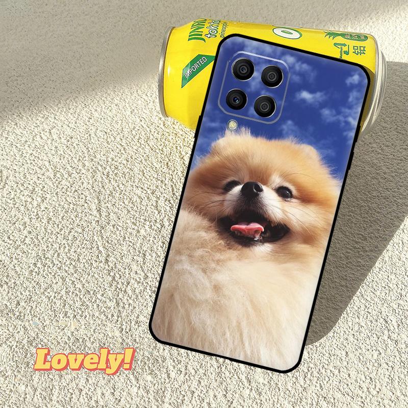 Pomeranian Dogs Dog Colorful Case For Samsung Galaxy M52 M36 M06 M16 M56 M33 M15 M55 M31 M13 M12 M14 M53 M32 M35 M34 M54