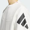 adidas FW24 Future Style Pre Series Logo Sports Leisure Long Sleeve Sweatshirt Men Sweatshirt White JN3466