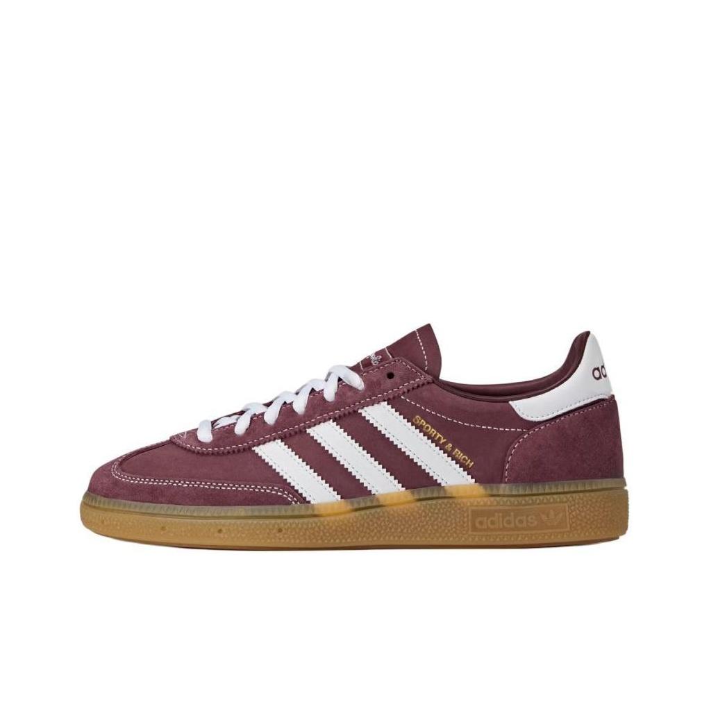 Sneakers Unisex Sporty & Rich x adidas Handball Spezial Rosso Ombra Bianco Nuvola Gomma JP7068