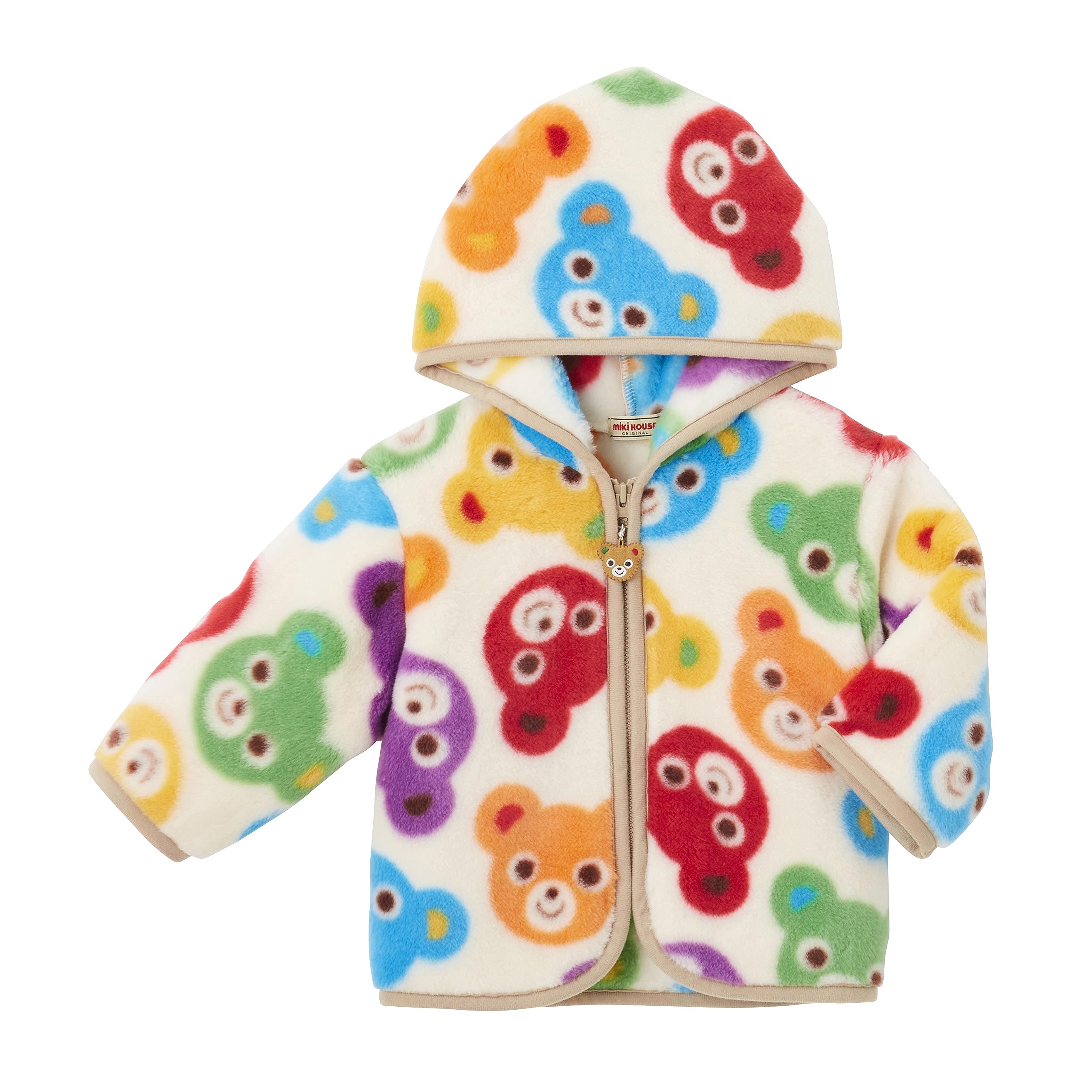 

Cold Allover Made in Ivory [MIKI HOUSE] Coat, Outerwear, Protection, Bear, Colorful, Pattern, Japan, Boys, Girls, Babies, Kids, Children s Clothes, слонова кістка