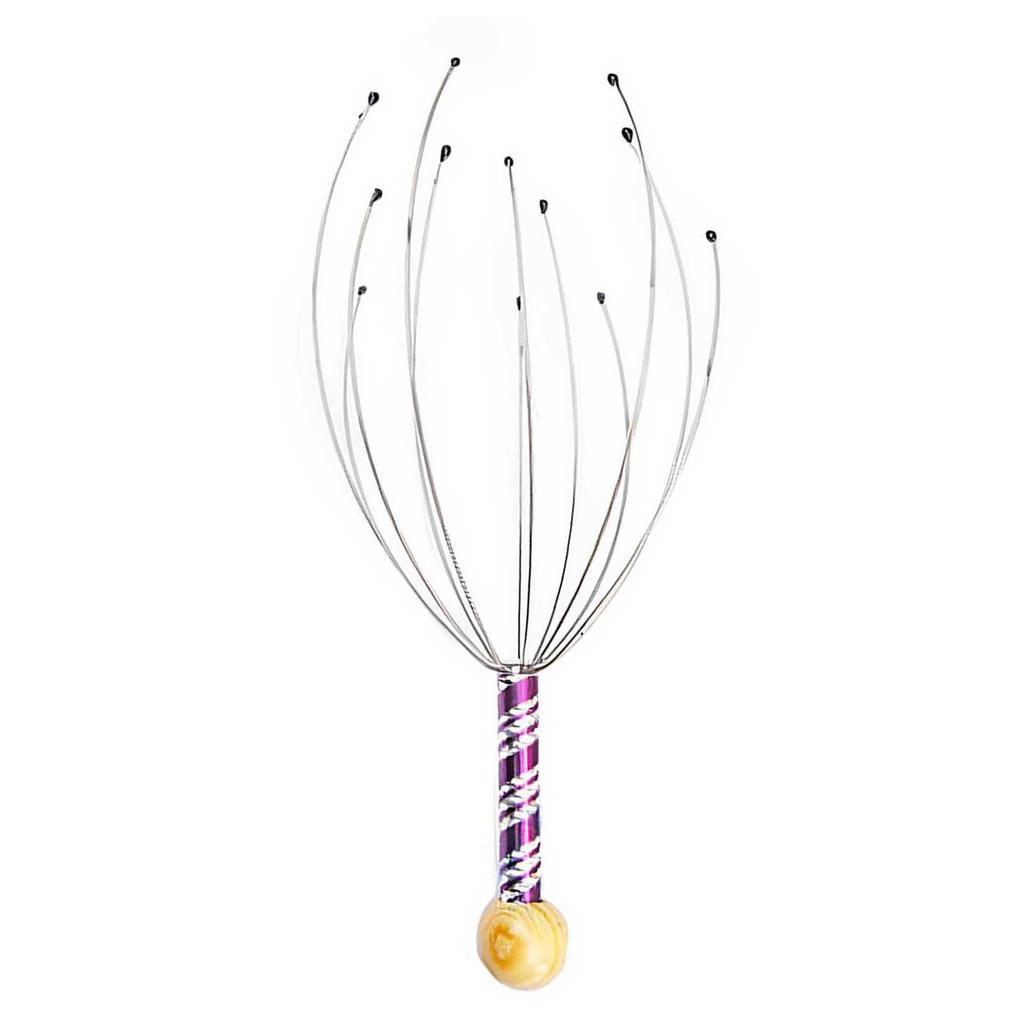 1pcs Random Color Octopus Head Massager Head Massager Scratching Octopus Scalp Tool Pet Massage Head Therapy