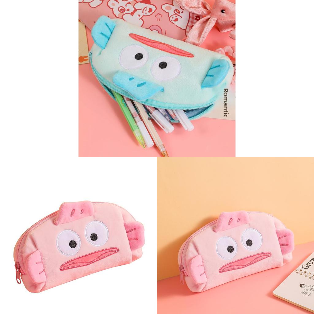 Sanrio Cinnamoroll Plush Pencil Case With Large Capacity For Students And Makeup Storage