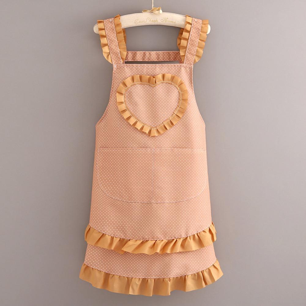 Stain-Resistant Korean Style Apron Breathable Women Apron Portable Canvas Apron BBQ хаки