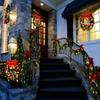 Christmas Decoration Artificial Rattan Pine 2.7M LED Simulated Garland Wreath Decor Hanging Ornament with Lights