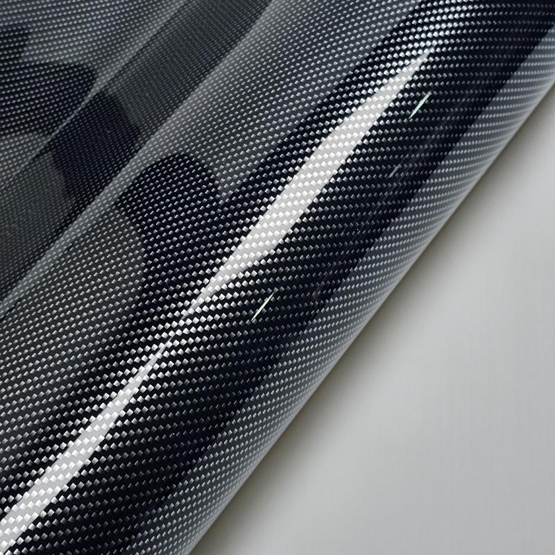 High Glossy Silver Forged Carbon Vinyl Wrap Self Adhesive DIY Styling Car Sticker Decal For Motorcycle Wrapping Car Accessories