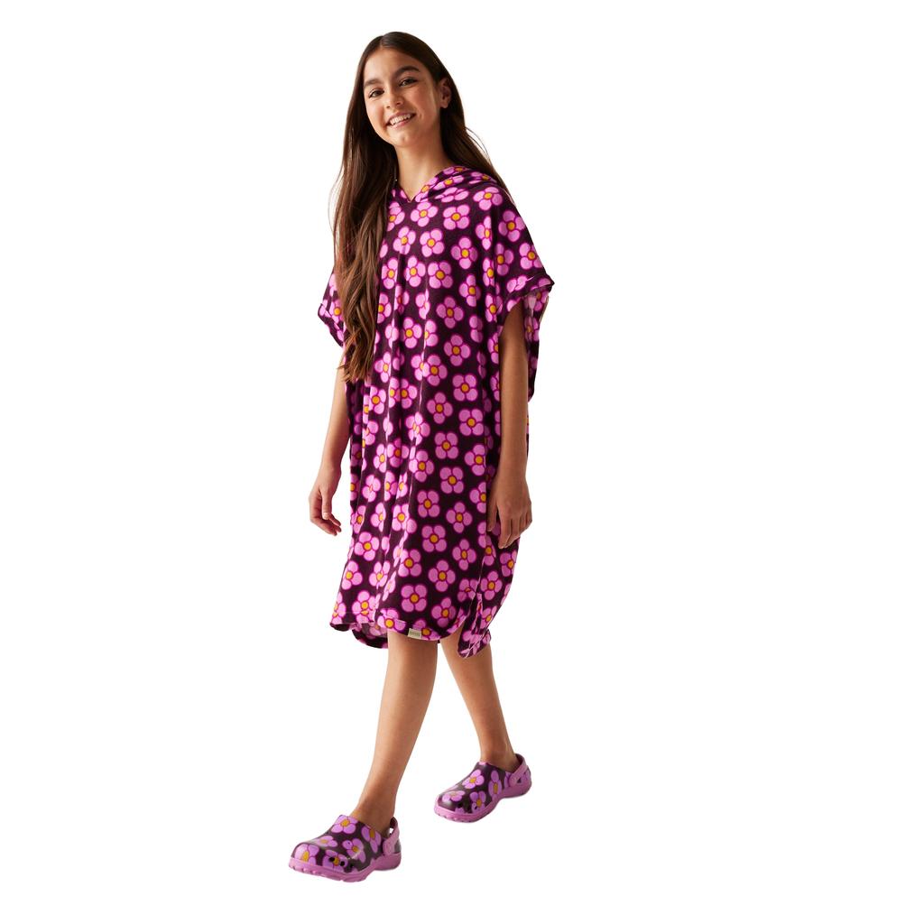 Regatta Girls Orla Kiely Spinning Flower Towelling Robe