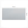Anti-slip Protective Desk Mat with Pattern, Gray Color, 100x50 cm