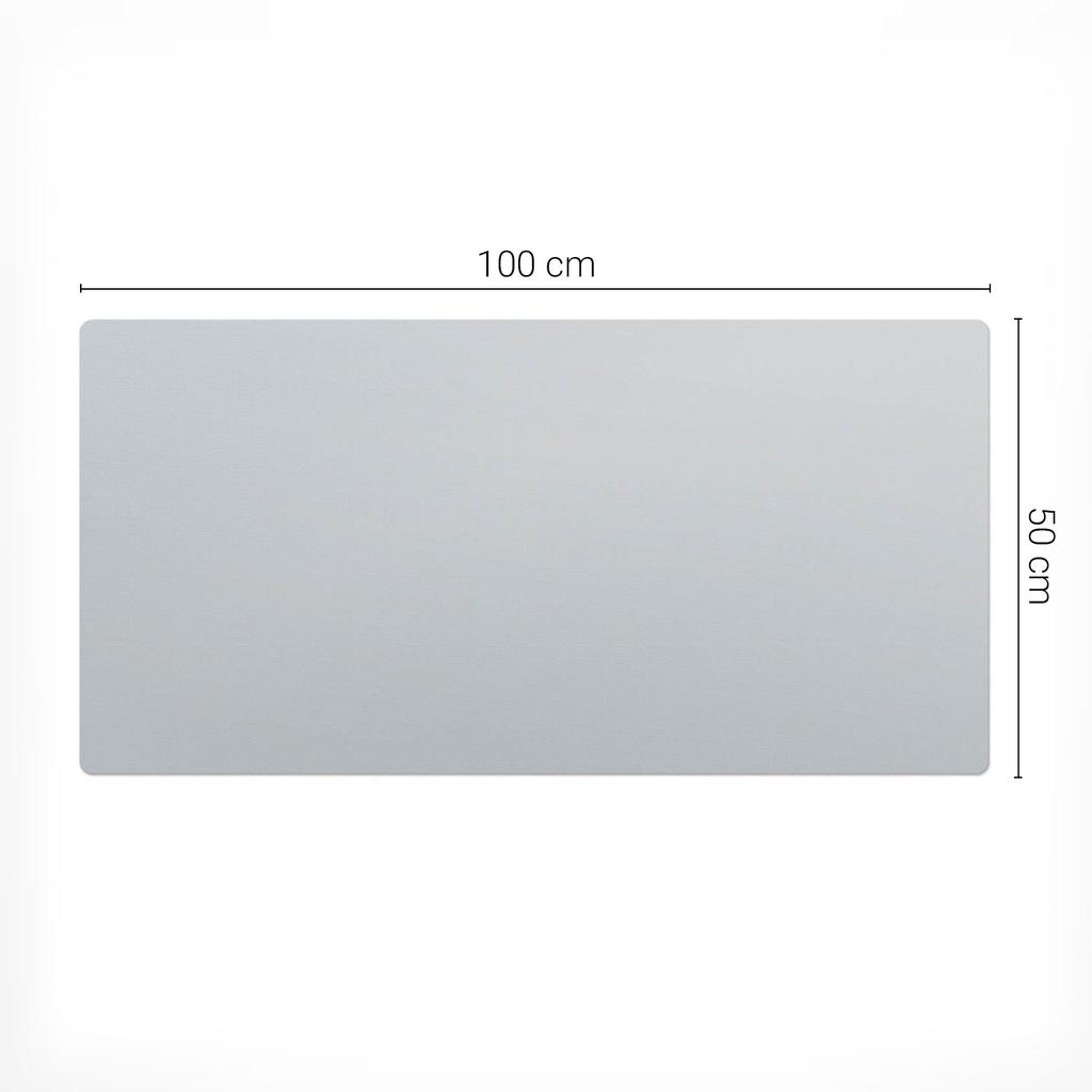 Anti-slip Protective Desk Mat with Pattern, Gray Color, 100x50 cm