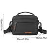 Large Capacity Men's Shoulder Bag Multifunctional Nylon Waist Bag Business Crossbody Bag  Work