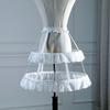 Bridal Petticoat Lovely Skirt Support Elastic Waist Half Skirt Adjustment Cosplay Daily Photography Skirt Supplies
