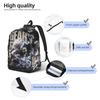 Fashion One Piece Anime LUFFY Gear 5 Backpack  Mochilas Adjustable Strap For Work Office Large Capacity Rucksack