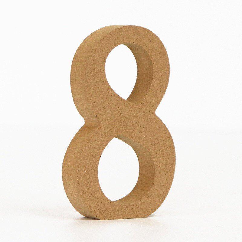 Freestanding DIY Wooden Letters & Numbers: Home, Wedding, and Photography Decor