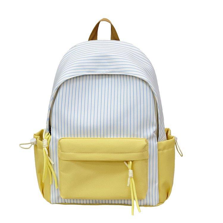 Schoolbag New Korean Version Cute High School Student Polka Dots Ins Schoolbag High Value Backpack Simple Student Large Capacity Backpack