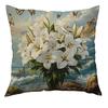 1pcs 45cm Decorative Throw Pillows Cover Square Cushion Cover for Couch Sofa Bed Landscape Patterns Home Decor Pillowcase