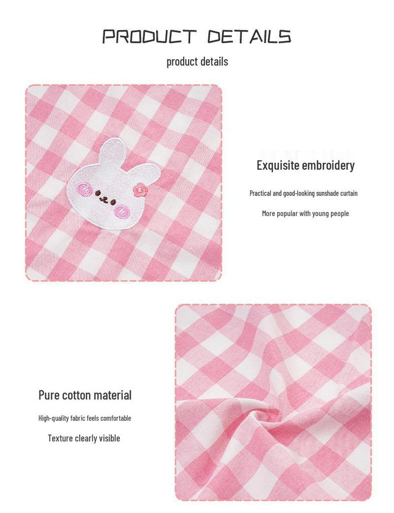 Cartoon Cotton Car Sunshade - Comfortable Baby Window Blackout Curtain for Heat Insulation and Sun Protection
