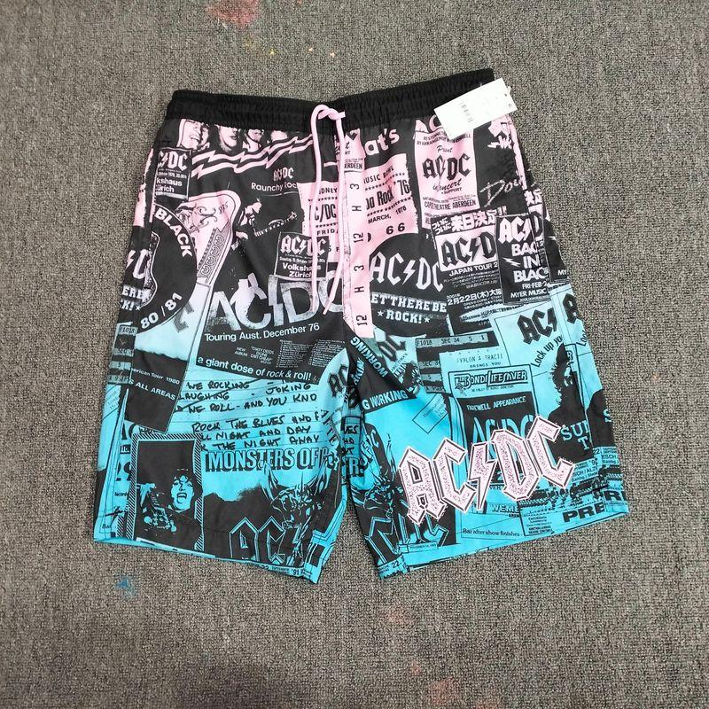 

Foreign Trade Original Order Fashion Trendy Men s Beach Pants with Intranet Plus Size Men Outdoor Casual Sports Pants Waterproof Pink Blue Full Print S