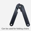 180 Degree Rotating Locking Hinges Heavy Duty Iron Lid Support Upgrades Pack of 2 for Cabinet Door Furniture Hardware