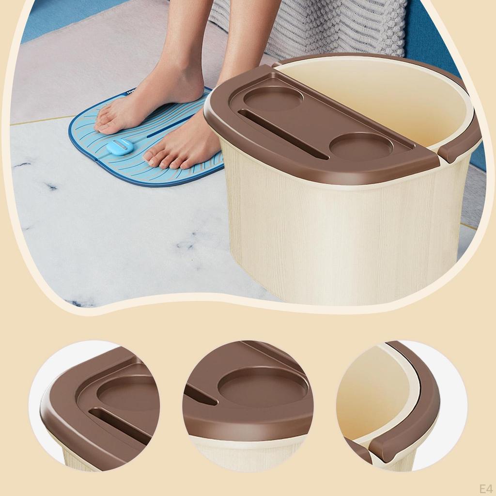 Fußbad-Wanne Fußbecken Badewannen-Werkzeuge, Tragbar Vielseitig zum Einweichen für Picknick