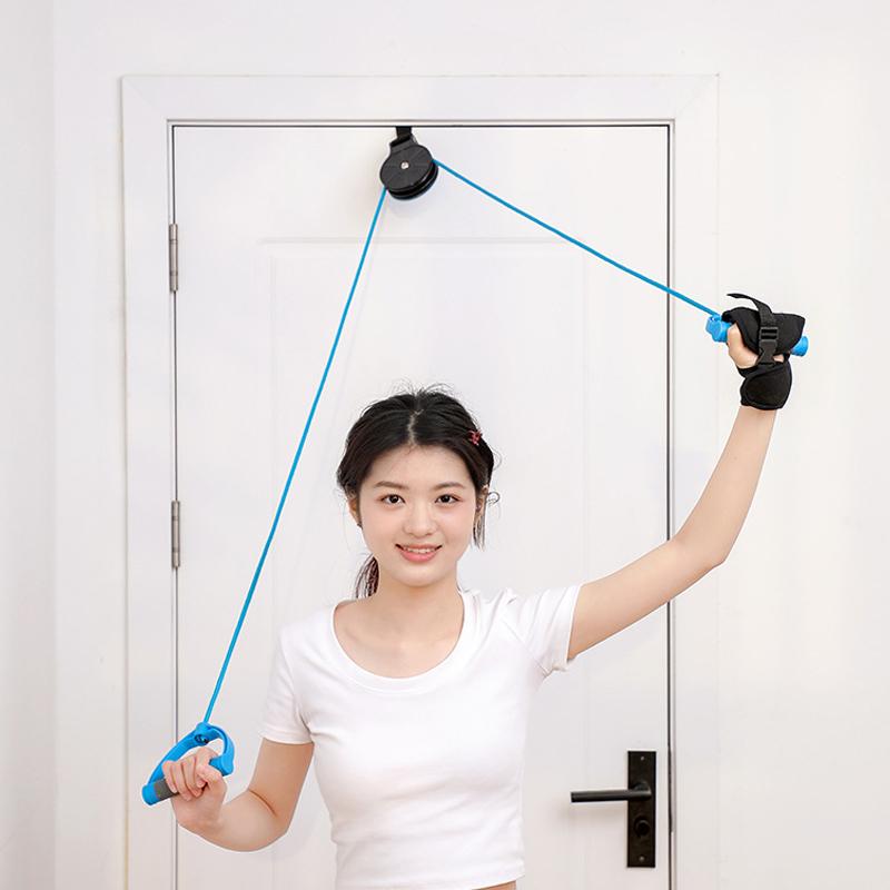 Shoulder Therapy Exercise Pulley System Arm Rehabilitation Over Door Training Equipment Shoulder Therapy Exercise Pulley