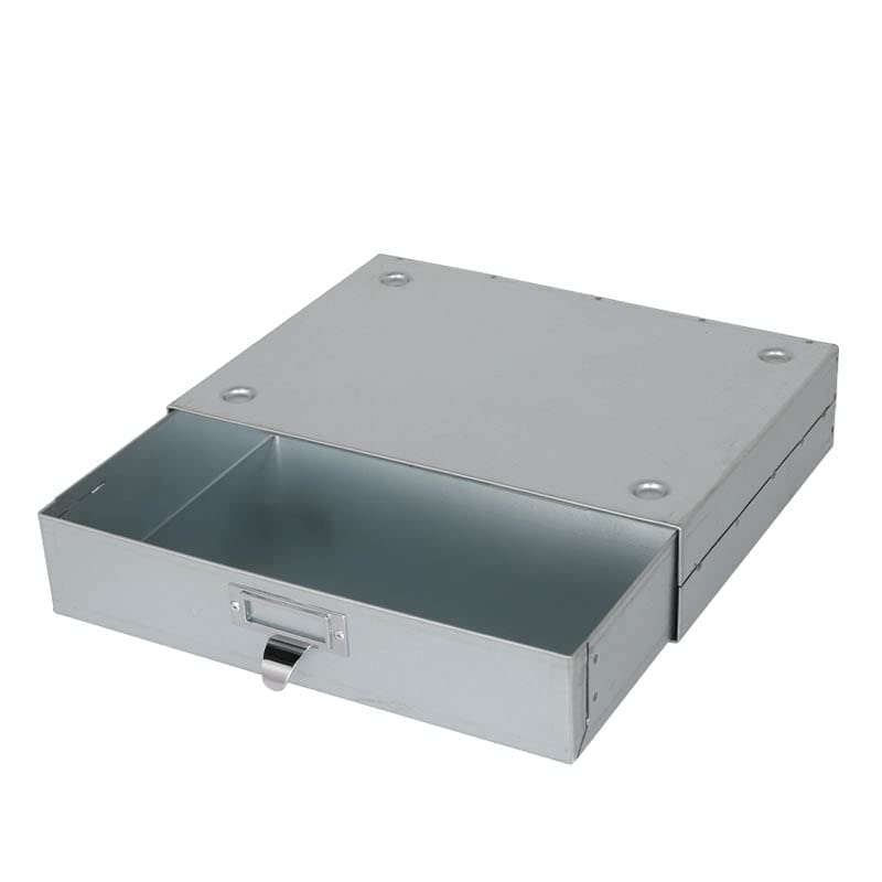 Dulton Chest of Drawers Stackable Drawer Horizontal Galvanized Thoughtful and Reliable Steel Storage Height 73mm Width 320mm Depth 240mm 121-376GV