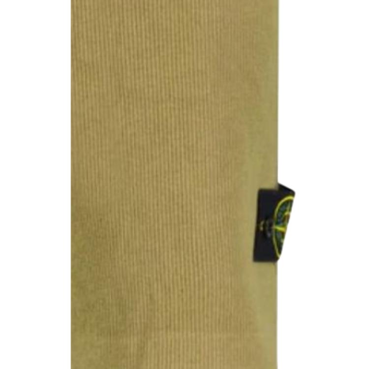 STONE ISLAND Einfarbige Elastische Taille Freizeitshorts Herrenshorts Gelb 781565756-V0098