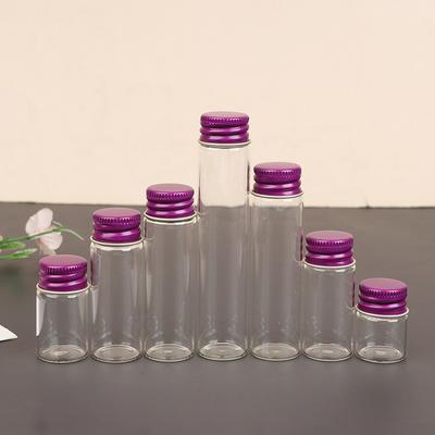 10 sticle mici de 5/7/10/14/18/20/26 ml de sticle cu capac din aluminiu.