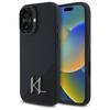 Karl Lagerfeld KLHMP16SSCMKMPCK iPhone 16 6.1" Black/black Hardcase Silicone Shadow Metal Initial MagSafe