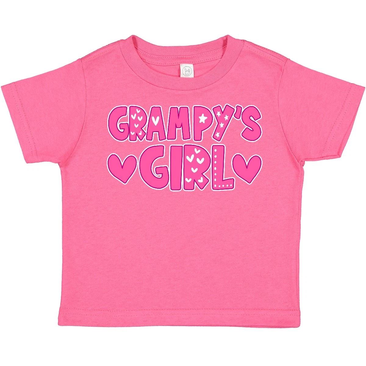Inktastic Grampy s Girl Granddaughter Gift Toddler T-Shirt Family Girls Grandpa 110
