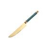 Light luxury Nordic gold-plated western tableware household western restaurant knife four-piece set thickened stainless steel knife, fork