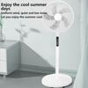 16 Inch Stand Floor Fan Household Powerful Vertical Electric Fan Shaking Head Timing Remote Control Fans Home Appliance