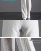 Pure Cotton High-Waisted Wide-Leg Pants for Women, Loose Drapey Fit, Perfect for Spring/Summer 2026.