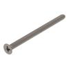 Osato Stainless Steel Machine Screws, Countersunk Head, 4mm Diameter X 60mm Length, Pack of 50 (62574)
