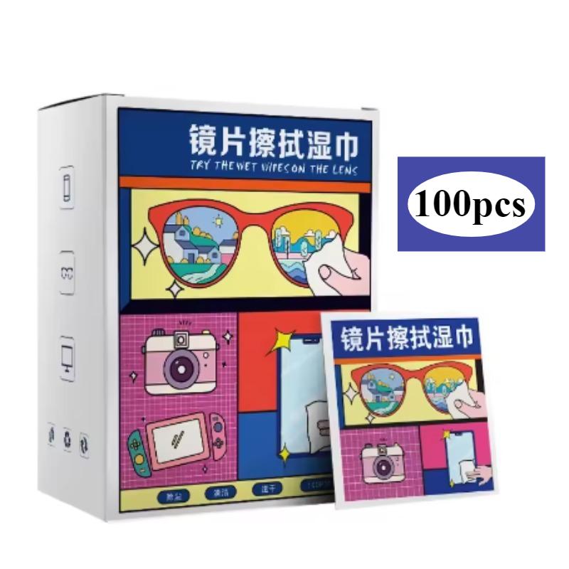 40 Stück Dual-Use Bildschirmreinigungsset Tragbare Wischtücher für Handys Tablets Laptop TV-Monitore Autos Fleckenlose LCD-Bildschirme und Displays