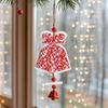 Wood Xmas Tree Star Ornaments Decorative Christmas Hanging Pendants  Outdoor Decor