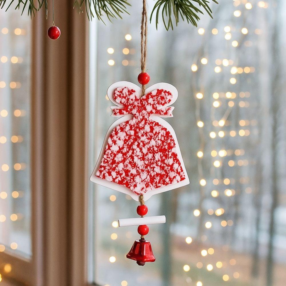 Wood Xmas Tree Star Ornaments Decorative Christmas Hanging Pendants  Outdoor Decor