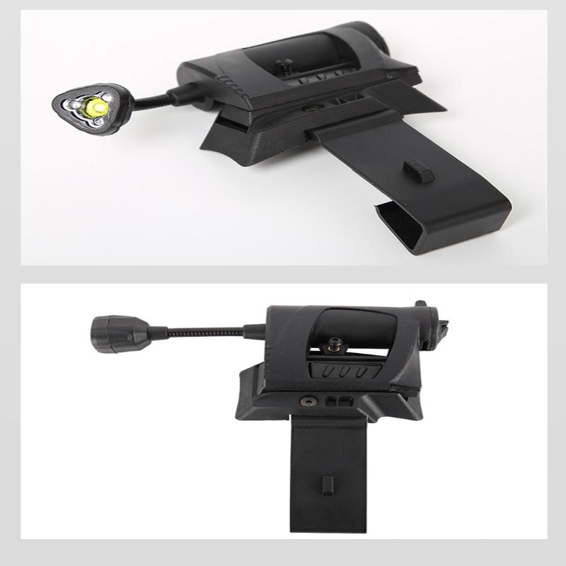 3-Modus LED-Taschenlampe: Taktische Helmleuchte für die nächtliche Beleuchtung im Freien – Laserjagd, Militär, Radfahren, Angeln