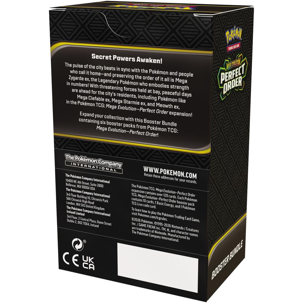 TCG Mega Evolution Booster Bundle: Perfect Order Energy Boost