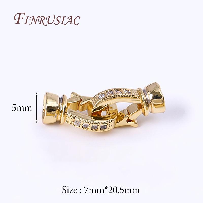 18K Gold Plated Lock For Bracelets,Clasp For Jewelry Connectors,Decorative Pearl Clasp,DIY Jewelry Making Supplies