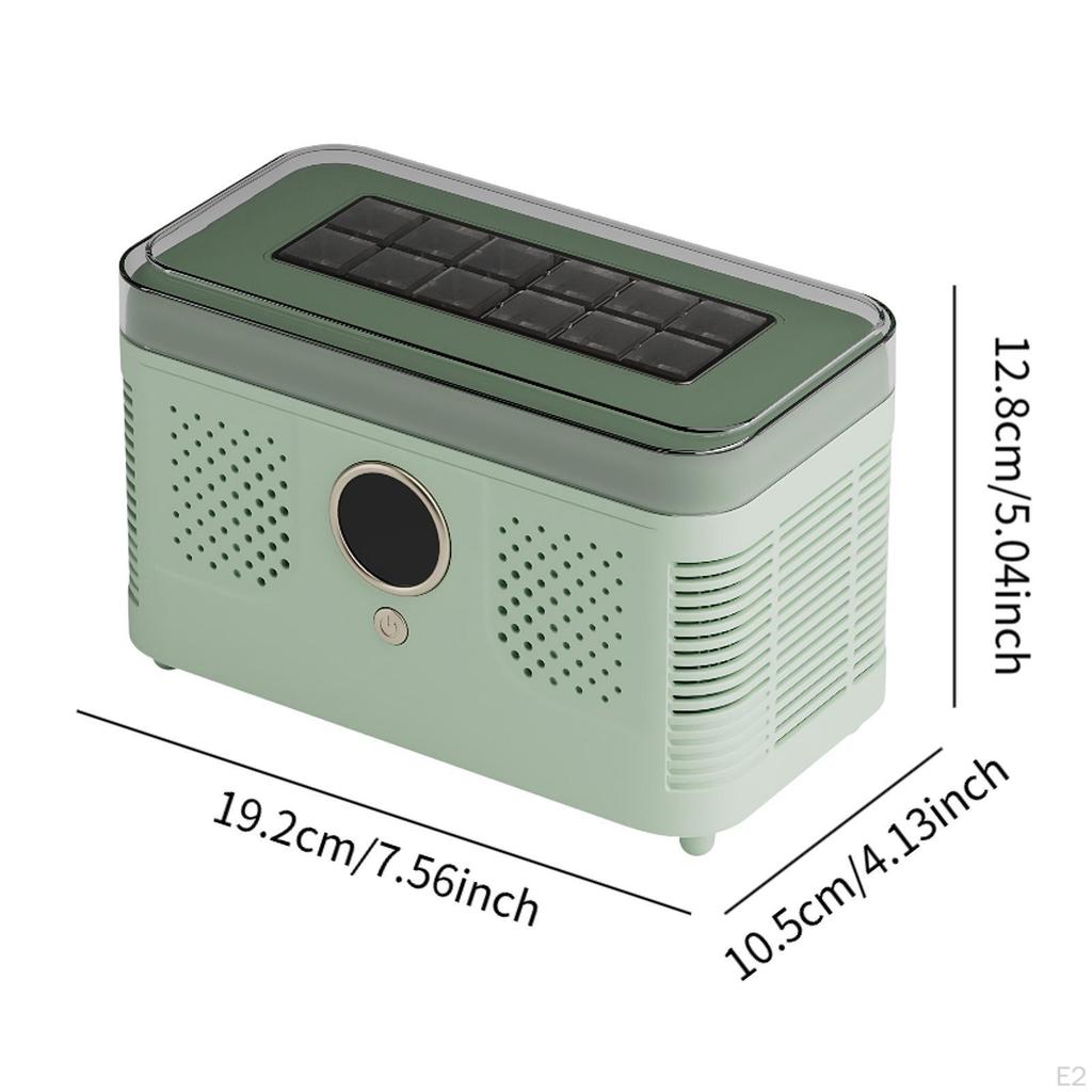 Mini Bordismaskin Lagermaskin Benkeplate -20 Min Kompakt med Kubeholder for Bobil