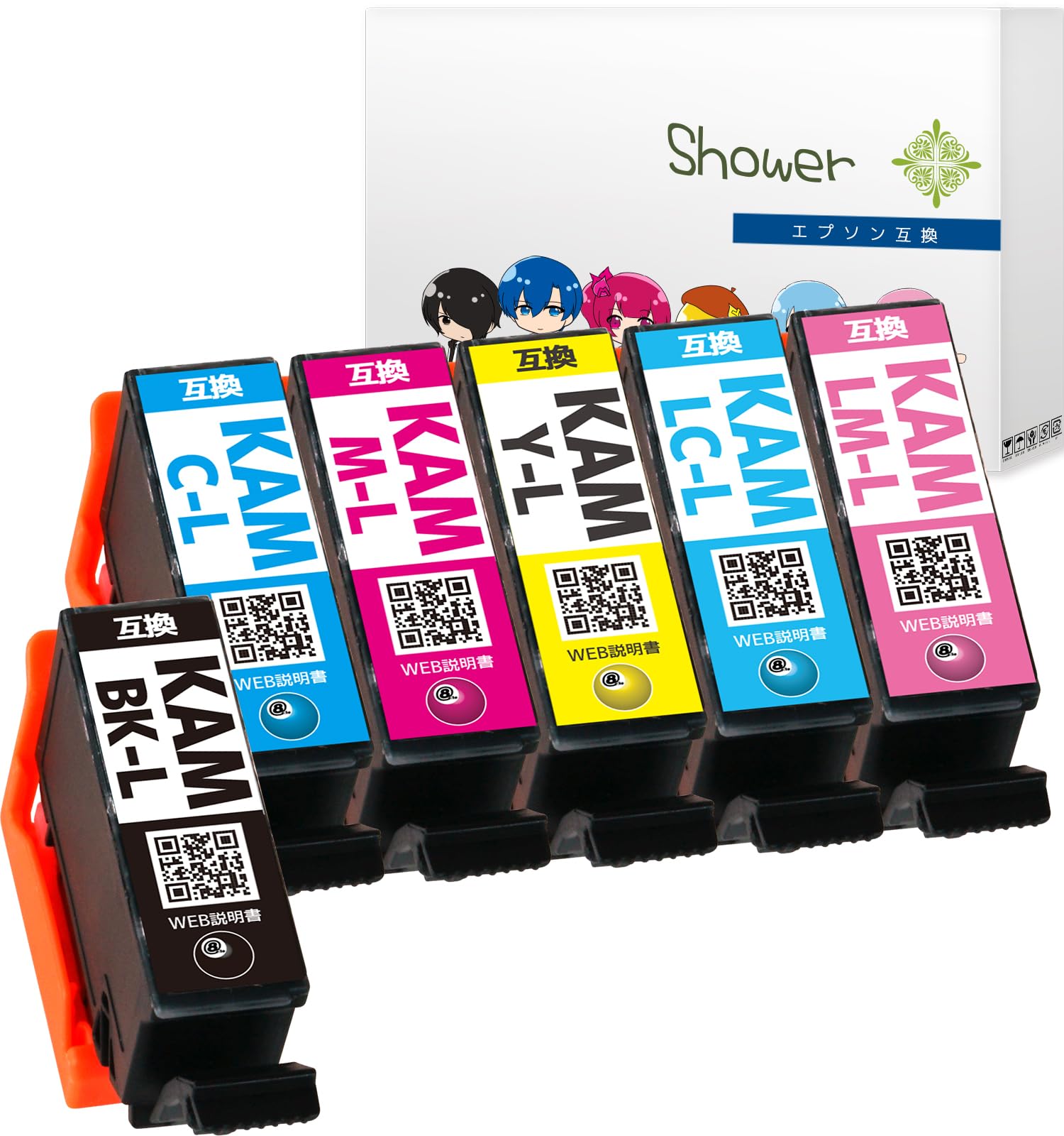 

Камера для душу Тип великої ємності Сумісний чорнильний картридж для Epson 6 Кольоровий набір Дисплей залишкового рівня Безпечний для початківців Інструкція з експлуатації