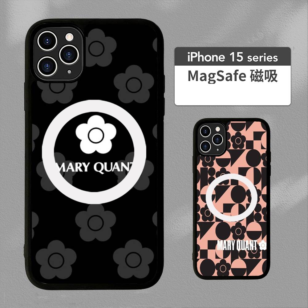 Fashion M-Mary Q-Quant For Magnetic Wireless Phone Case For IPhone 17 16 15 14 13 12 11 Pro Max Plus Mag Phone Cover