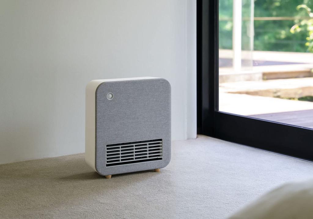 Three Up 1200W Nordic Fabric Heater with Motion White CH-T2275WH Sensor,