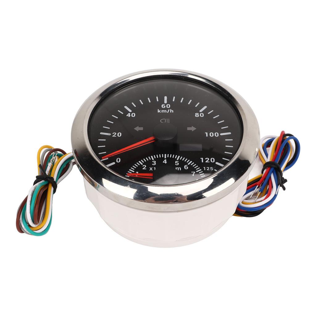 GPS Speedometer with Tachometer 8000 RPM 85mm 3 3 8 in GPS Speedometer with Indiction Light for Marine ATV Vehicle