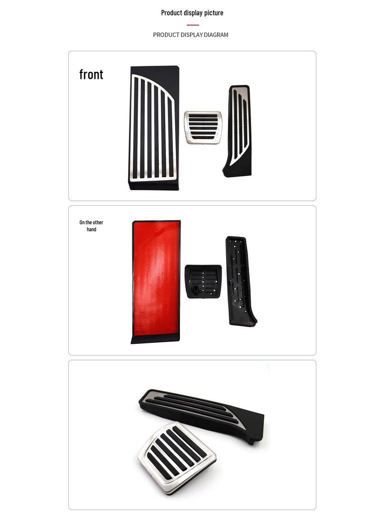 Alfa Romeo Custom Non-Slip Pedal Set for Car Interior